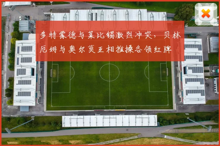 多特蒙德与莱比锡激烈冲突,贝林厄姆与奥尔莫互相推搡各领红牌